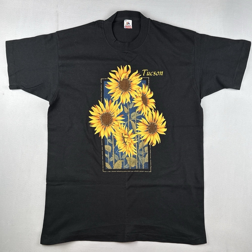 Vintage Tucson Arizona Sunflower T Shirt Single Stitch USA Made Fruit of Loom XL